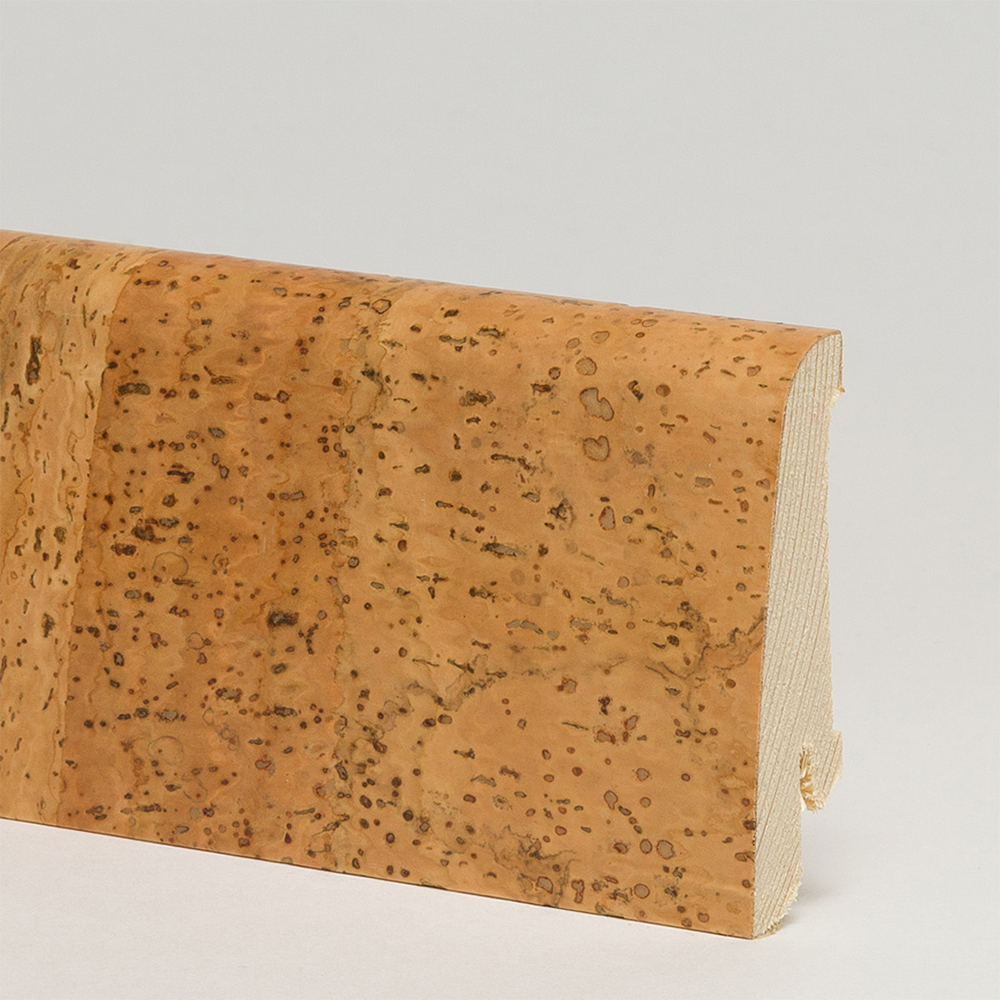 Плинтус шпонированный Pedross/Педрос Пробка рустик 58х20х2500мм