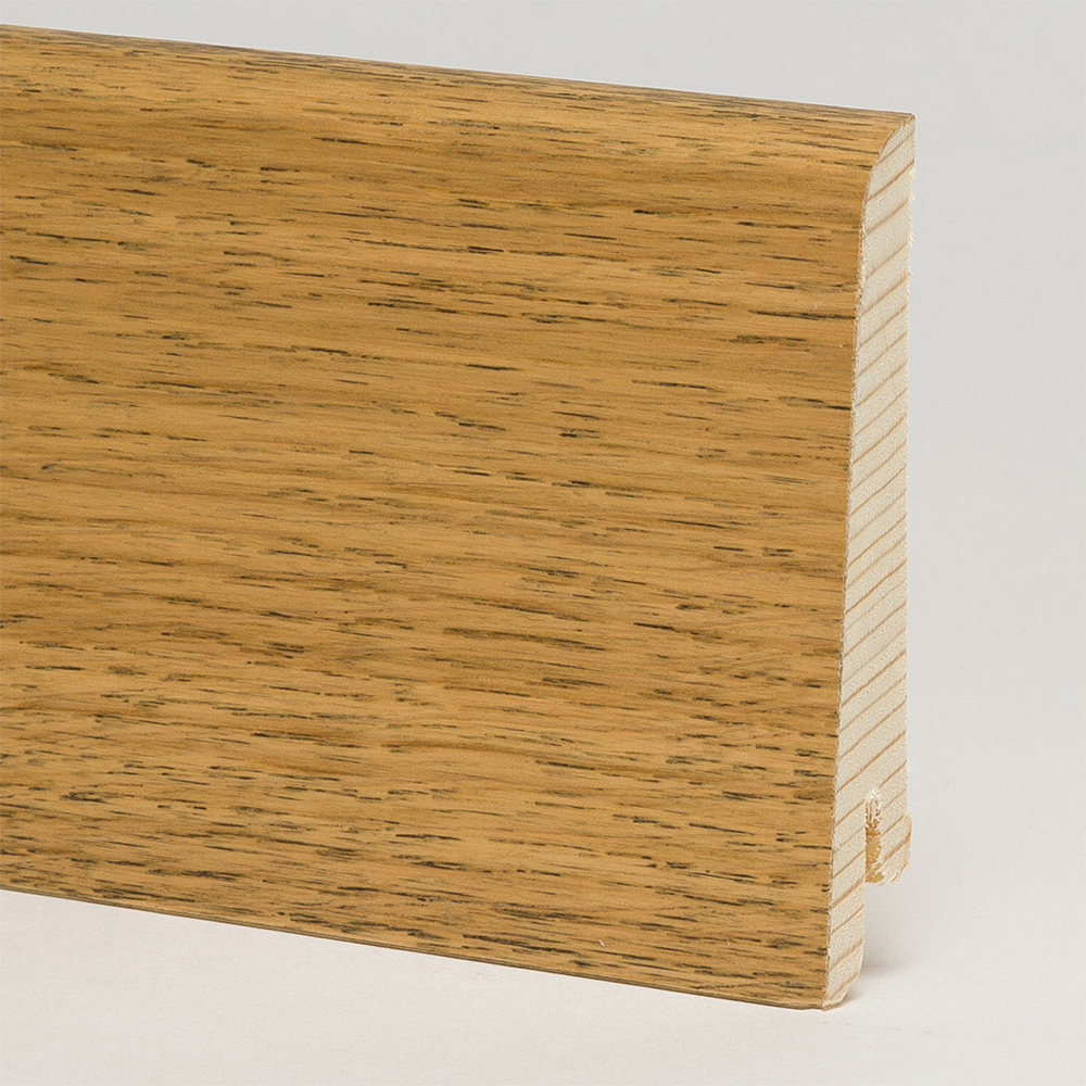 Плинтус шпонированный Pedross Дуб презенс 80х16х2500мм