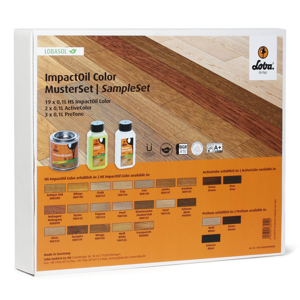 Набор образцов всех цветов Loba 2k ImpactOilColor