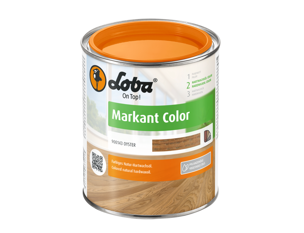 Цветное масло-воск Loba Markant color Цвет: ойстер (100 мл)