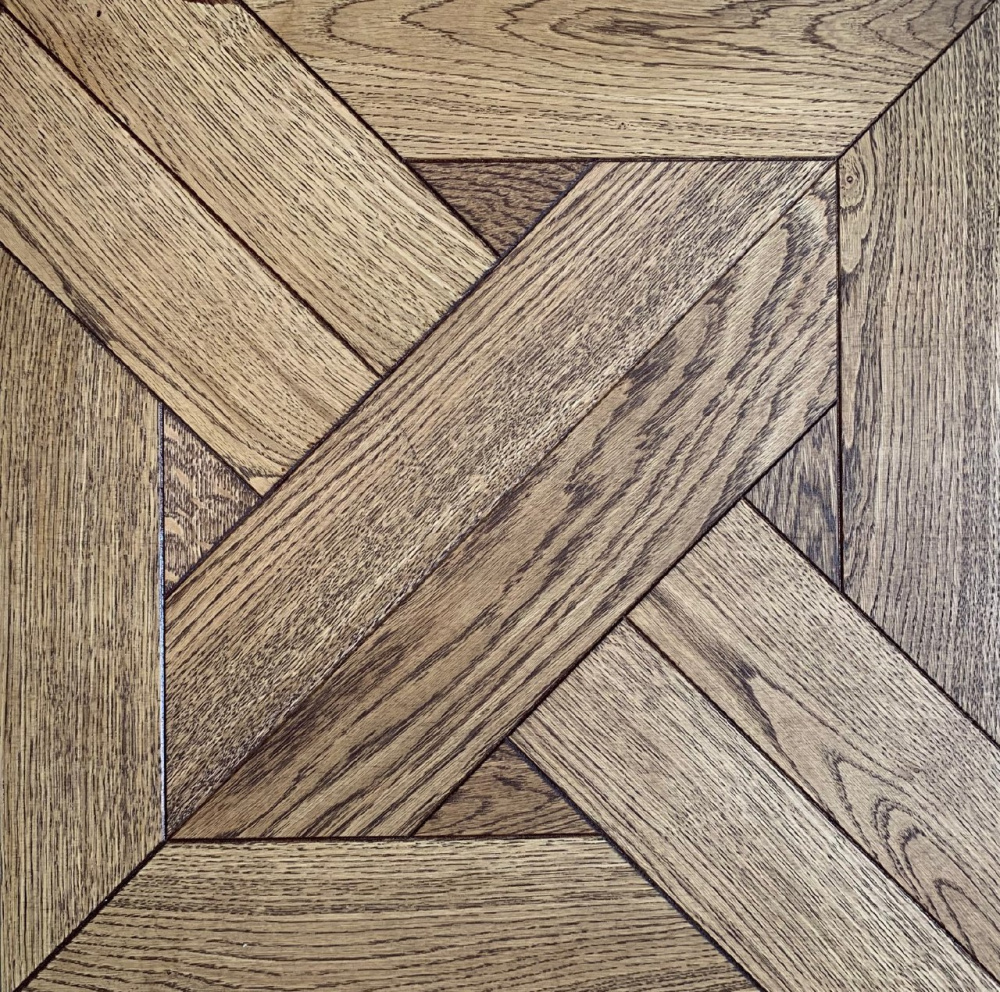 Модульный паркет из массива дуба Рамбла 330х330х15 мм