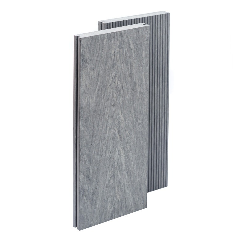 Террасная доска BRUGGAN MultiColor 3000x140x19 мм grey (серый)