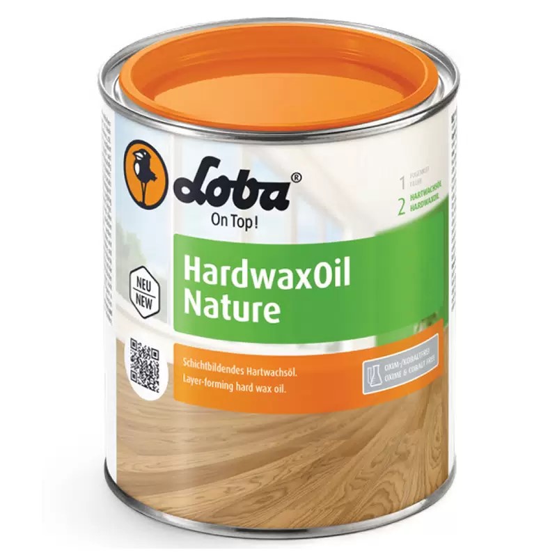 Масло-воск Loba Hardwax Oil Nature "без поджига" (2,5 л)