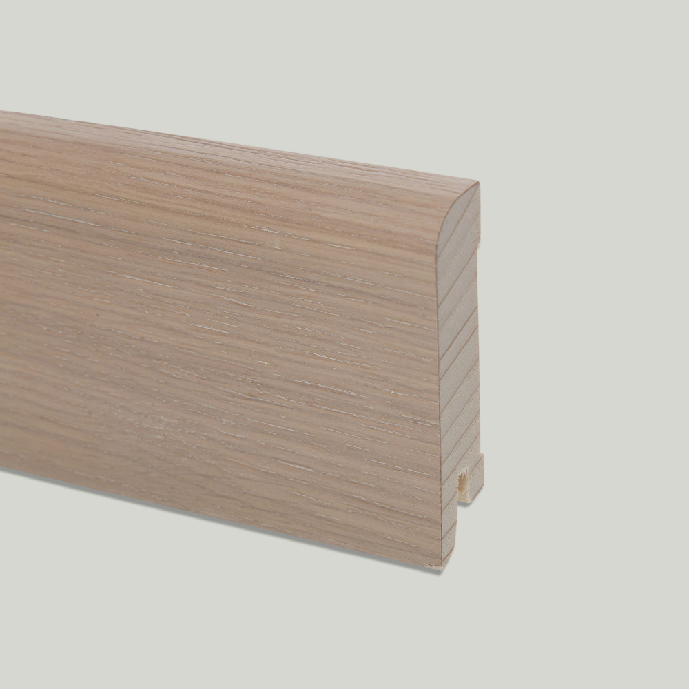 Плинтус шпонированный Pedross Дуб кремово-белый 70х15х2500мм