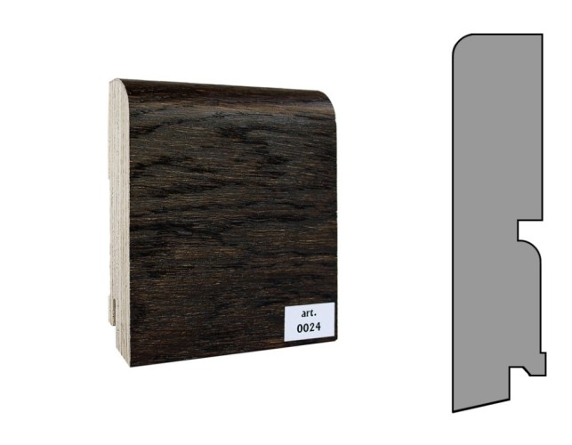 Плинтус шпонированный  Finitura 120х30х2400мм арт.024