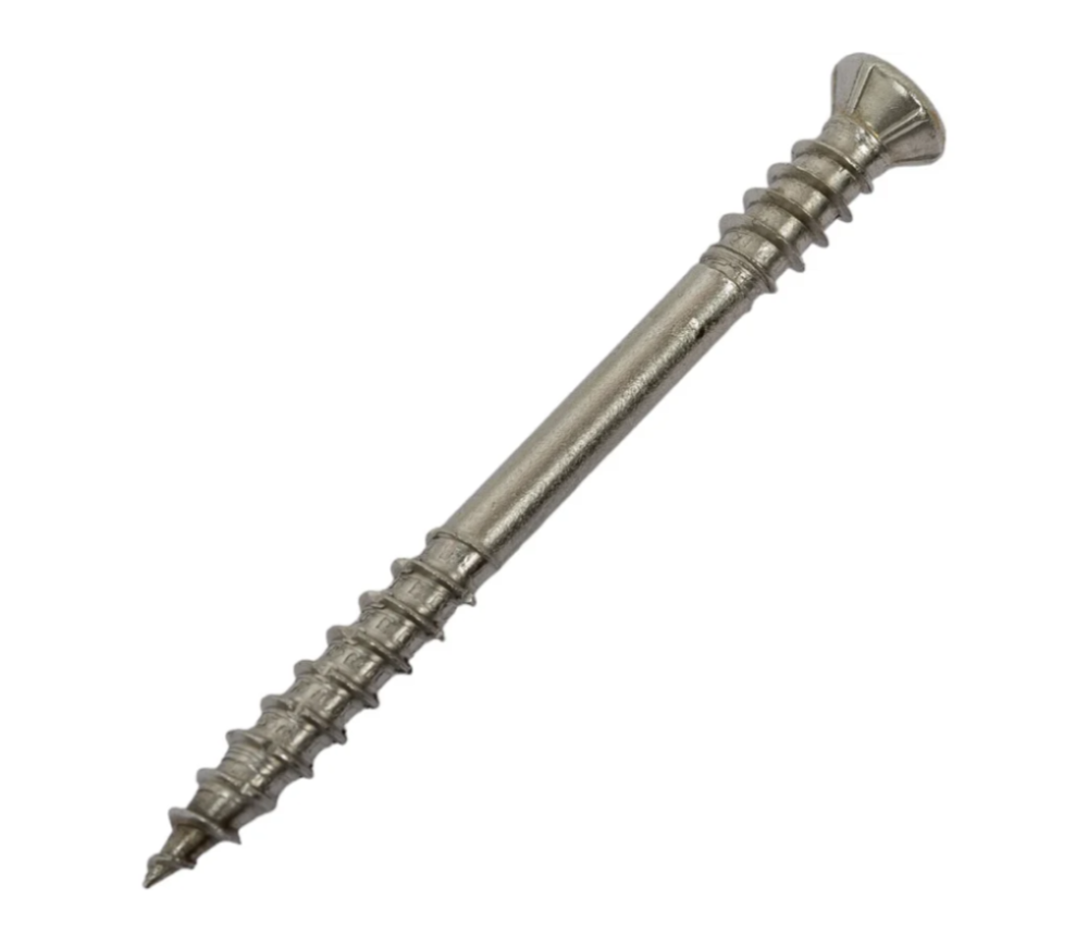 Саморез Гвозdeck/Гвоздэк Для террасной доски потайной 5,3*80 Нерж. Сталь А2 Torx20 Упаковка 100 шт