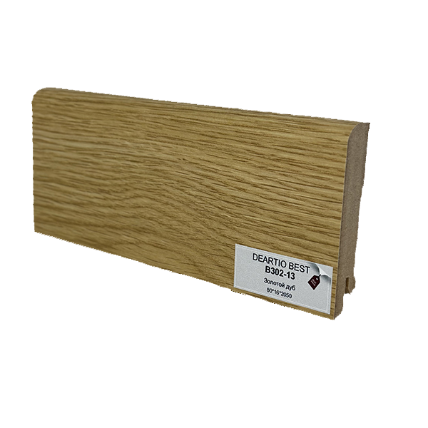 Плинтус МДФ Deartio/Деартио Золотой дуб B 302-13 80х16х2050мм