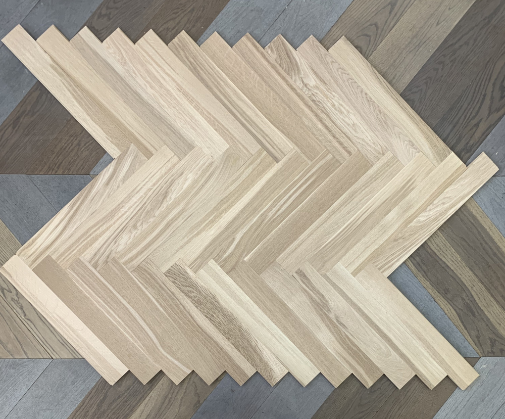 Штучный паркет Старый мастер Дуб Табачный-натур 490х70х15мм