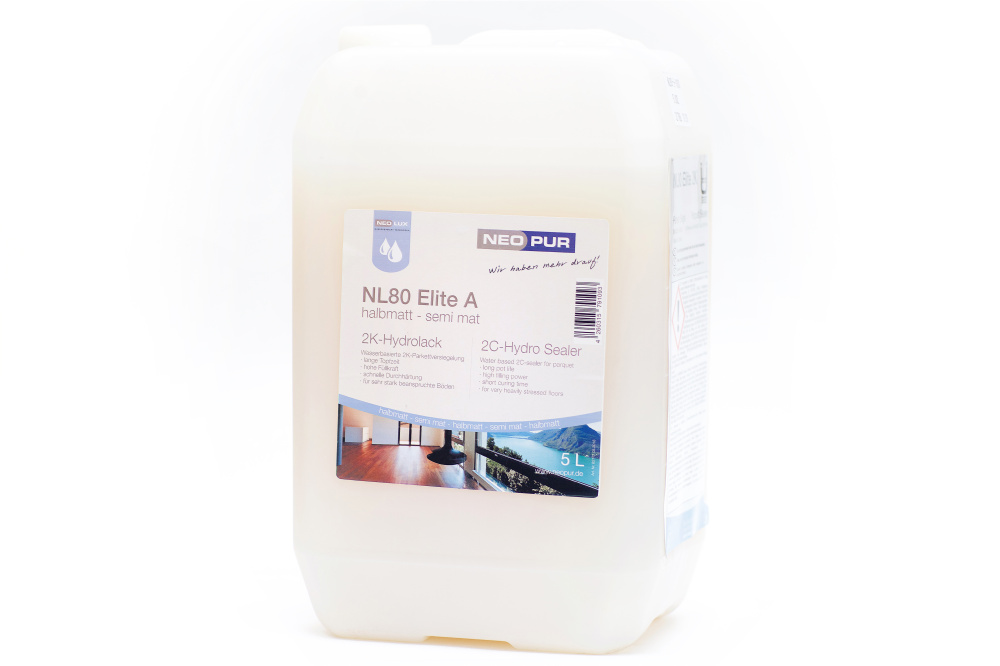 Водный двухкомпонентный лак Neopur Elite экстраматовый (5,5 л)