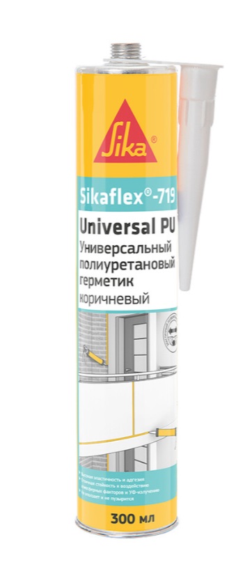 Герметик Sikaflex-719 Universal PU (300мл)   коричневый