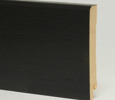 Плинтус шпонированный Pedross Черный матовый 95х15х2500мм