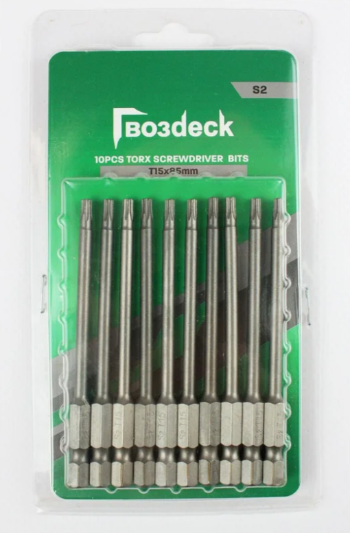 Биты односторонние HR Torx 15, 85 мм, 10 шт для инструмента Джет Гвозdeck/Гвоздэк