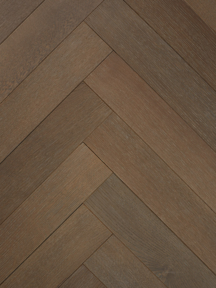 Инженерная доска Bassano Parquet/Бассано Паркет Дуб Классическая елочка Коллекция Cakes/Кейкс 500-700х90-120х14мм