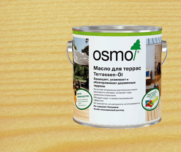 Масло для террас OSMO Terrassen-Öl 007 Тик (0,75 л)