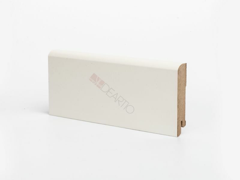 Плинтус МДФ Deartio Кремовый U 102-80 9010 80х16х2050мм