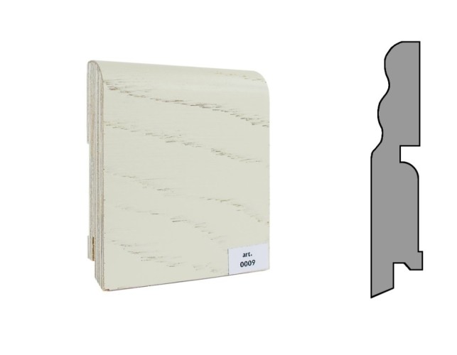 Плинтус шпонированный фигурный Finitura/Финитура  100х19х2400мм арт.009