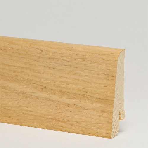 Плинтус шпонированный Pedross/Педрос Дуб без покрытия 58х20х2500мм