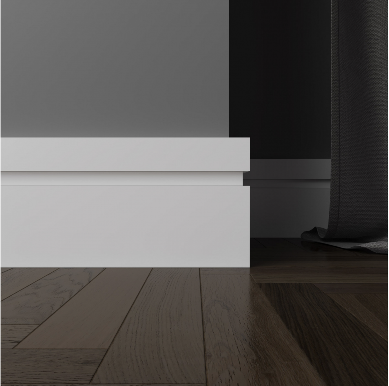 Плинтус под покраску Ultrawood Base 1015L i 2000х100х15 мм