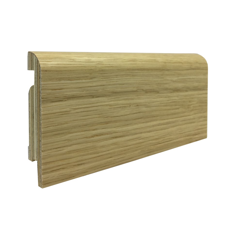 Плинтус шпонированный Finitura/Финитура 70х15х2400мм Дуб Лак