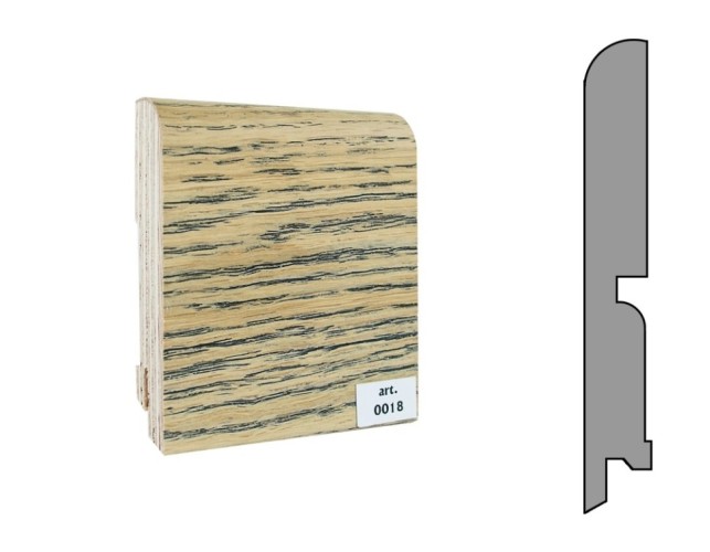 Плинтус шпонированный  Finitura/Финитура 120х15х2400мм арт.018