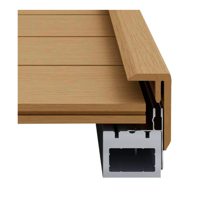 F-профиль LEGRO (WPC + алюм) 2500х70х40 maple (клен)