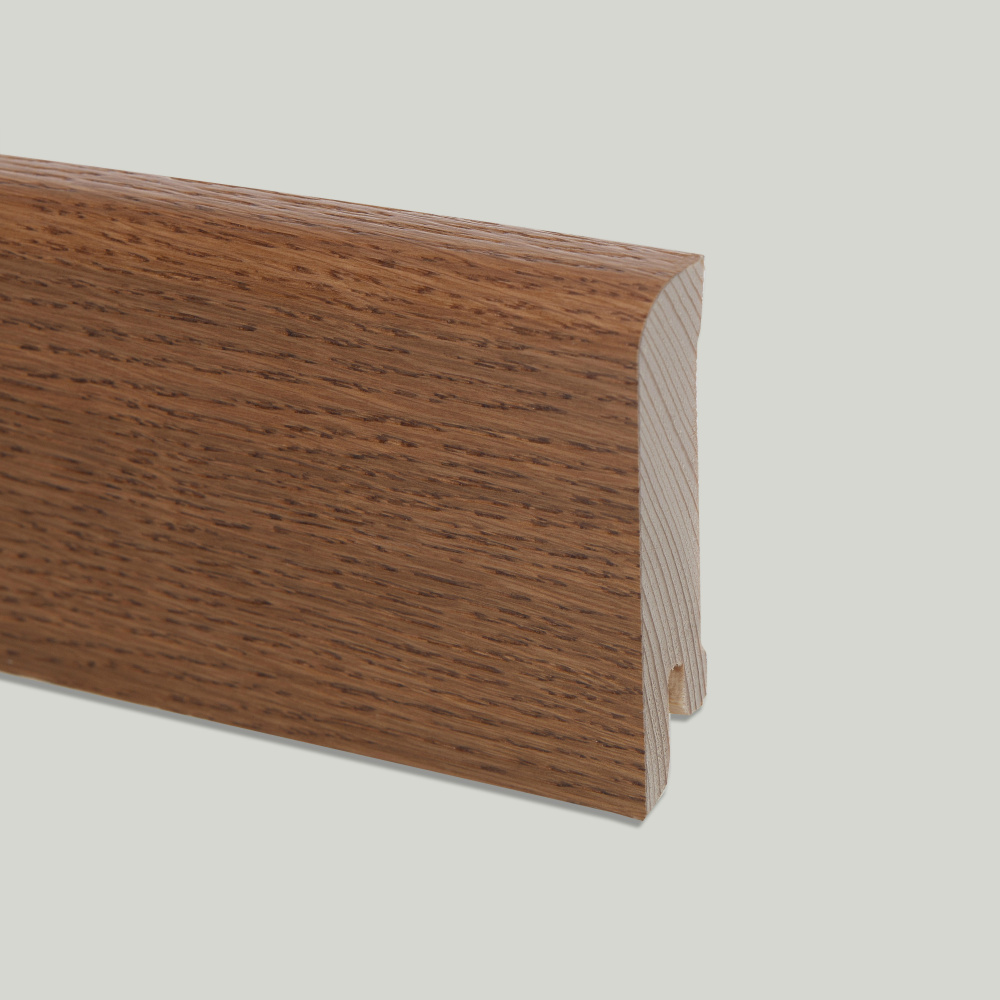 Плинтус шпонированный Pedross/Педрос Дуб карри 80х18х2500мм