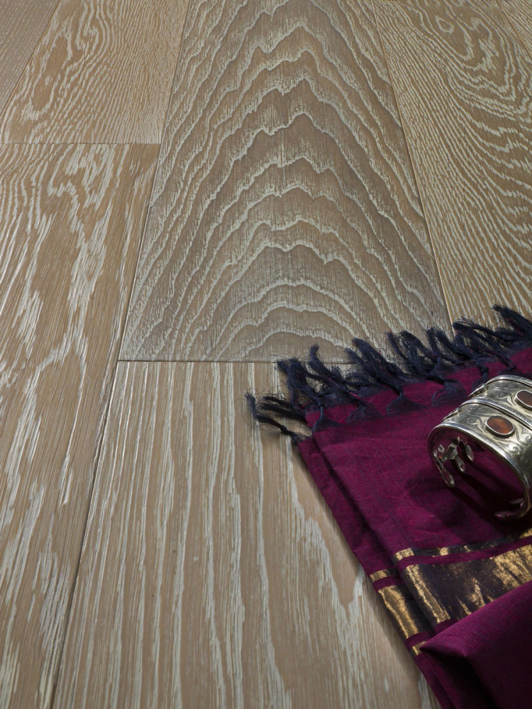 Инженерная доска Bassano Parquet Коллекция Sbiancati Дуб 36VDS браш, лак 2350х142х15/3,6 мм (Италия)