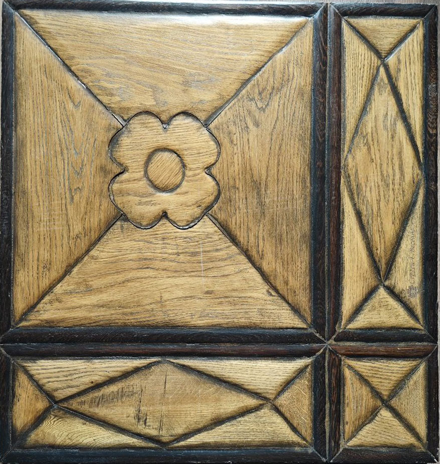 Модульный паркет из массива дуба Антикварная коллекция Дублин 560х560х20 мм