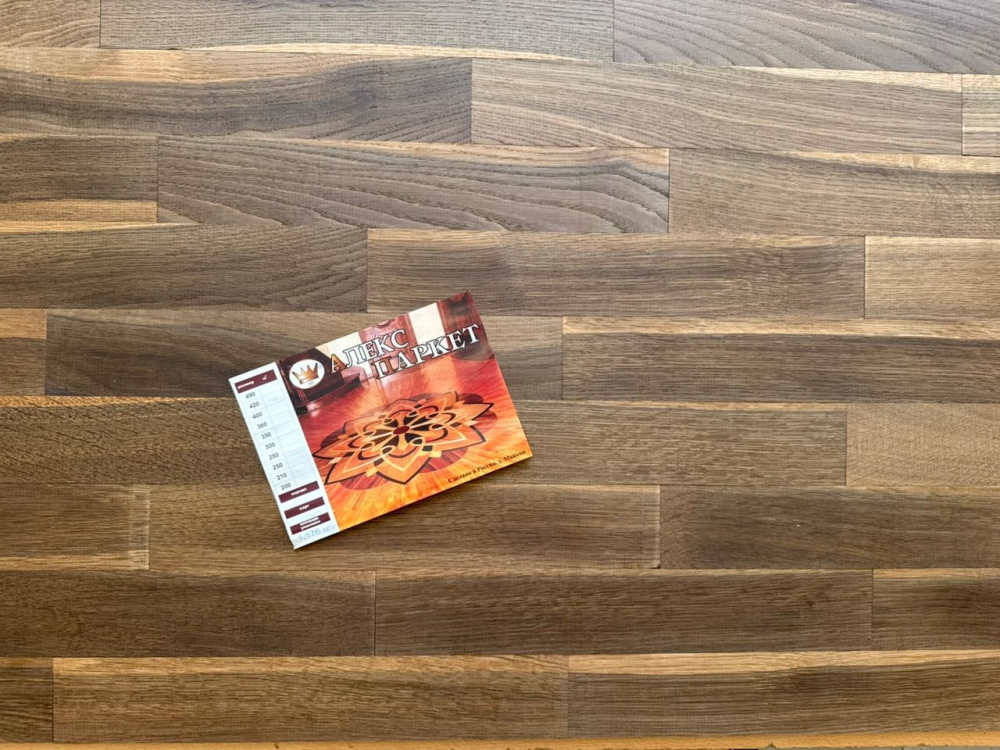 Штучный паркет Алекс Паркет Термодуб Натур 420х70х15мм