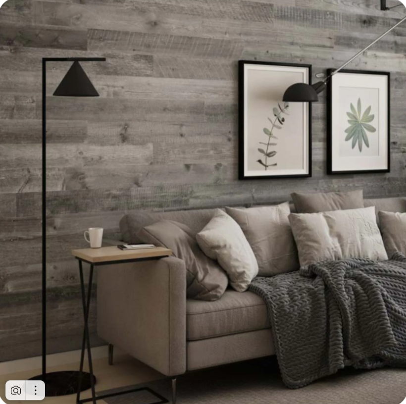 Цельноламельная стеновая панель ArtBarnWood/АртВарнВуд Grey