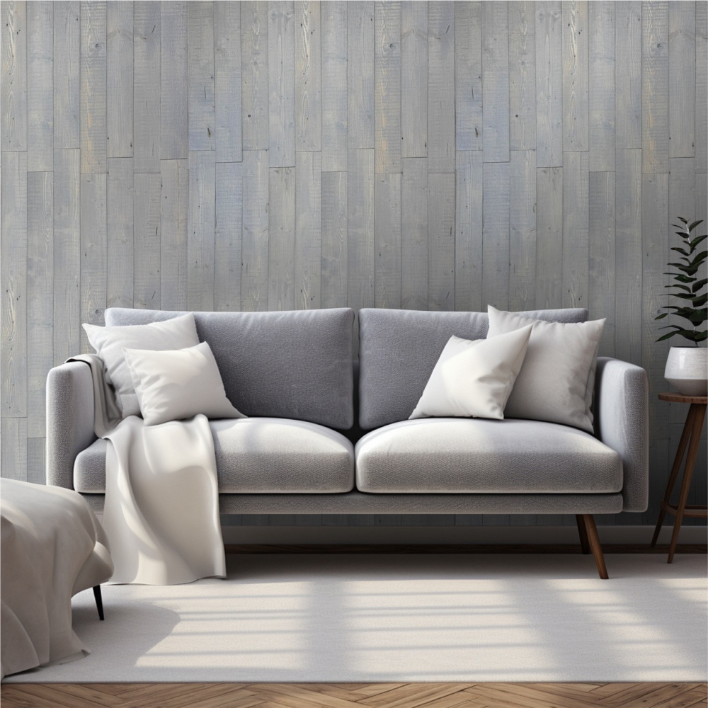 Цельноламельная стеновая панель ArtBarnWood/АртВарнВуд Иней