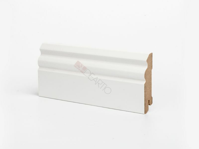 Плинтус МДФ Deartio Белый  U 105-80 80х16х2050мм