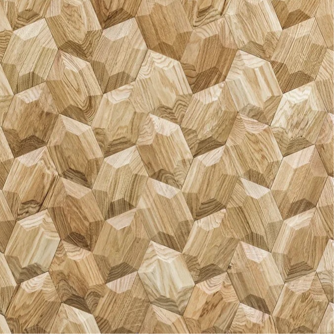 Стеновая панель Tarsi Рубин 262х370 мм Дуб/брашированный/масло