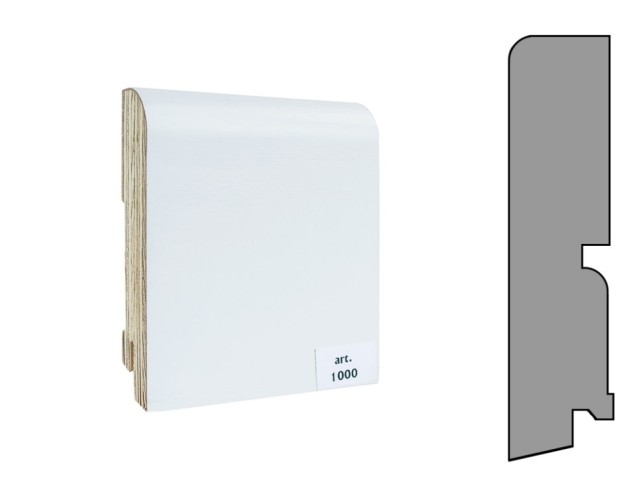 Плинтус шпонированный Finitura 120х30х2400мм арт. 100