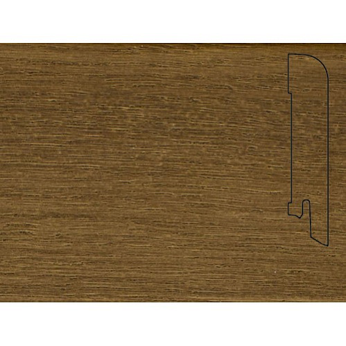 Плинтус шпонированный Pedross/Педрос Дуб дым 70х15х2500мм