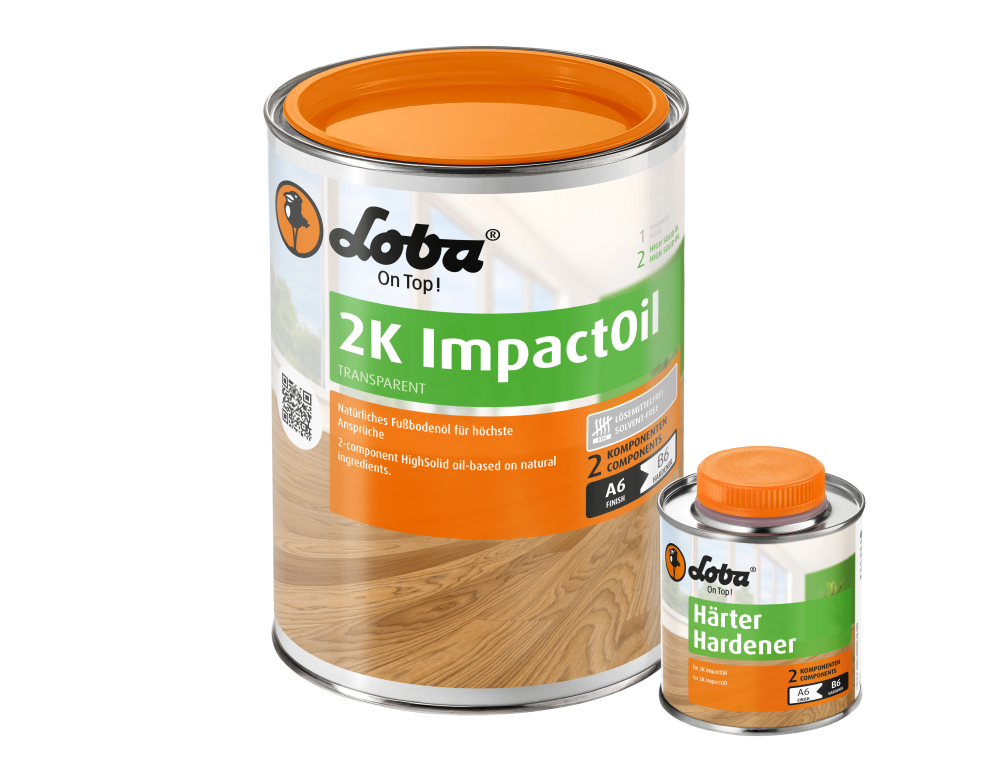 Масло для пропитки древесины Loba 2K ImpactOil (2,5 л)