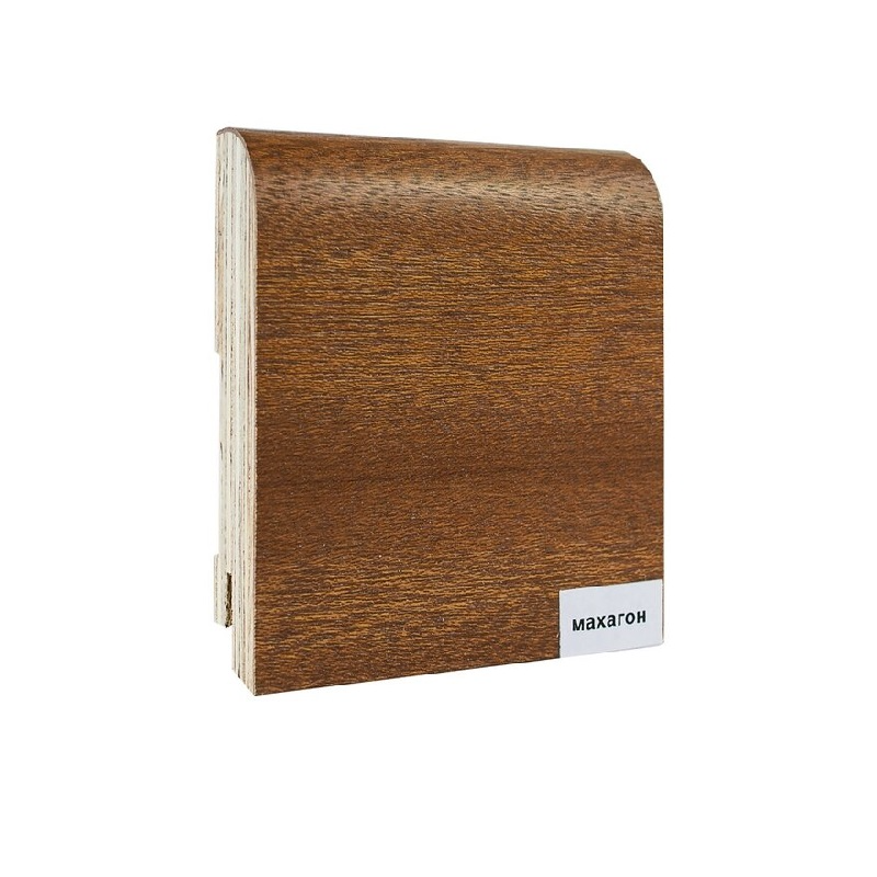 Плинтус шпонированный Finitura  83х19х2400мм Махагон