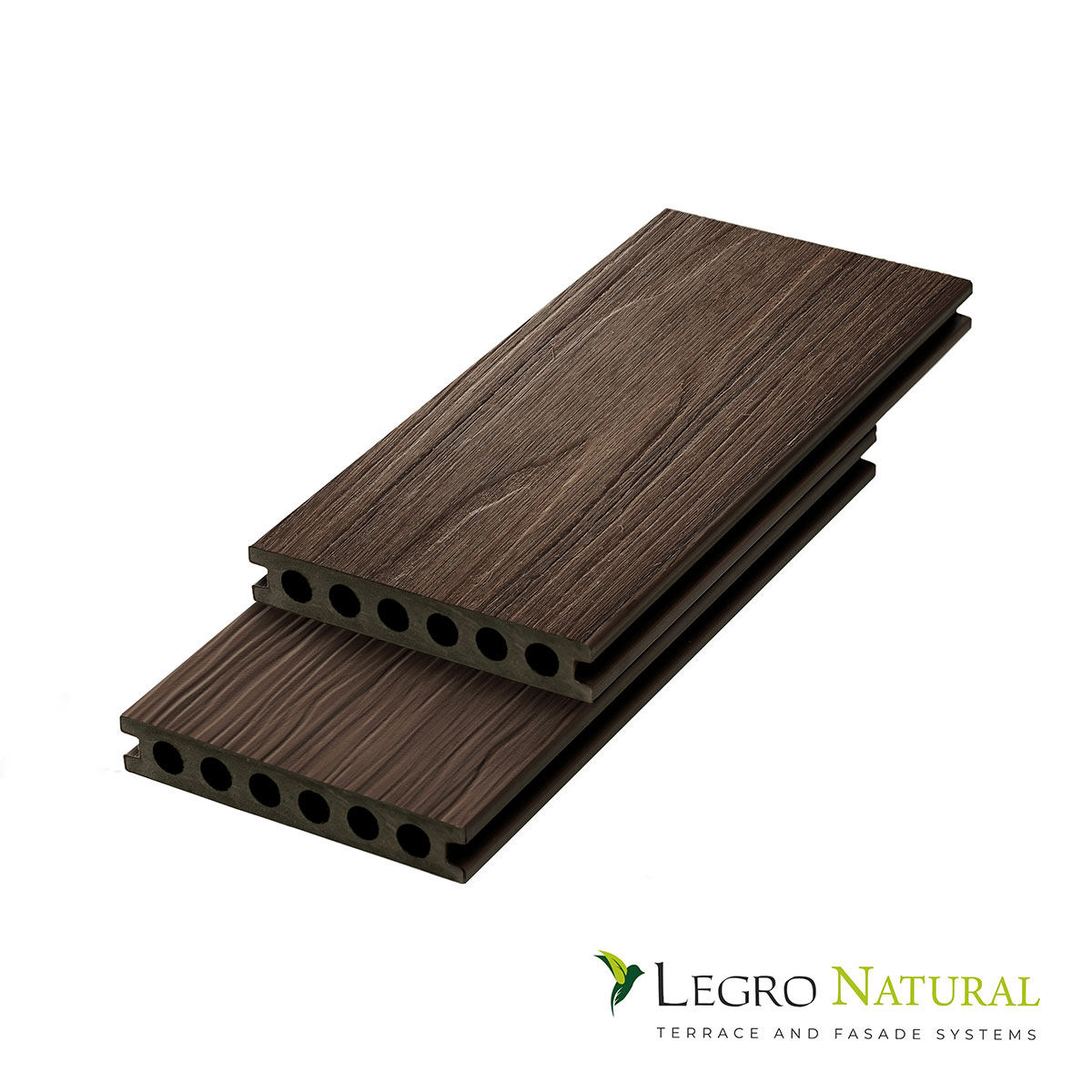 Террасная доска LEGRO Natural walnut (орех) 3000x138x22