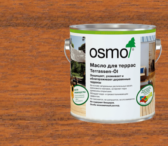Масло для террас OSMO Terrassen-Öl 006 Бангкирай натуральный тон (0,75 л)