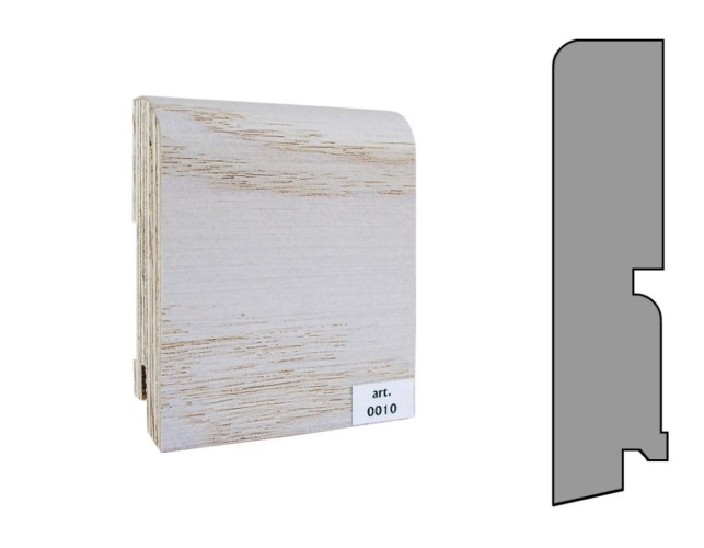 Плинтус шпонированный  Finitura  120х30х2400мм арт.010