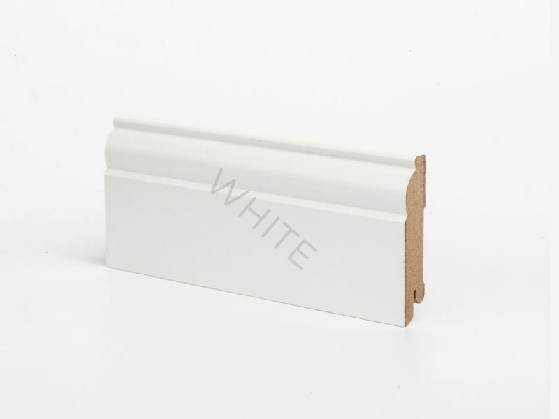 Плинтус МДФ Deartio Белый под покраску W 04-80 80х16х2050мм