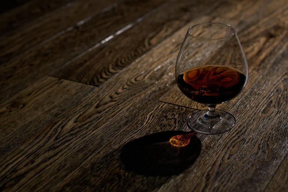 Массивная доска Amber Wood Дуб Коттедж, браш, масло, (перешлифовка)  300-1800х120х17,5 мм