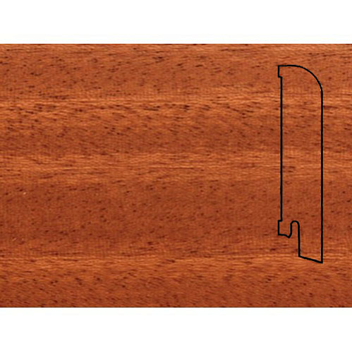 Плинтус шпонированный Pedross/Педрос Махагон 80х18х2500мм