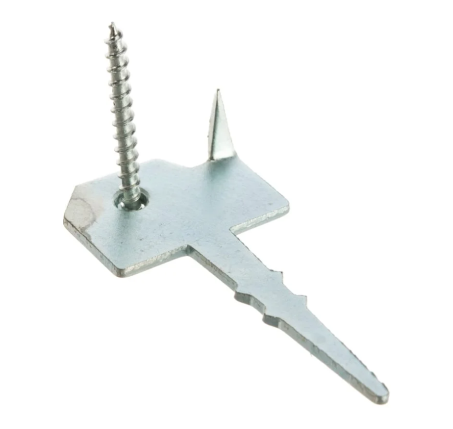 Крепеж Гвозdeck Классик, с саморезом, гальванический цинк, цвет серебро