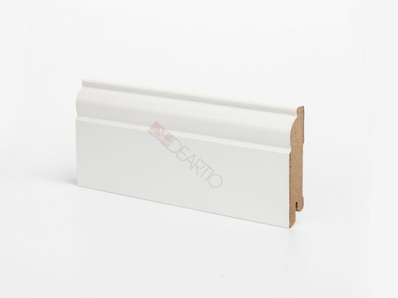 Плинтус МДФ Deartio Белый U 104-80  80х16х2050мм