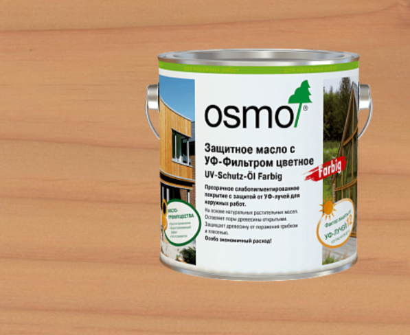 Защитное масло с УФ-фильтром ЦВЕТНОЕ (с биоцидами) UV-Schutz-Öl Farbig 427 Дуглазия 0,75 л