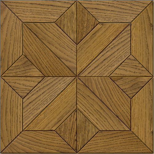 Модульный паркет Дуб Охота на волков Натур 520х520х15 мм