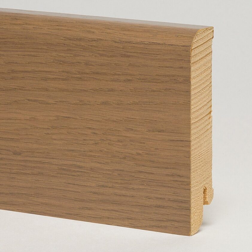 Плинтус шпонированный Pedross Дуб плантагенет 80х18х2500мм