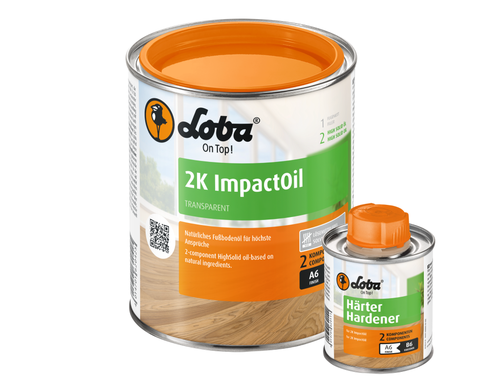 Масло для пропитки древесины Loba 2K ImpactOil (0,75 л)