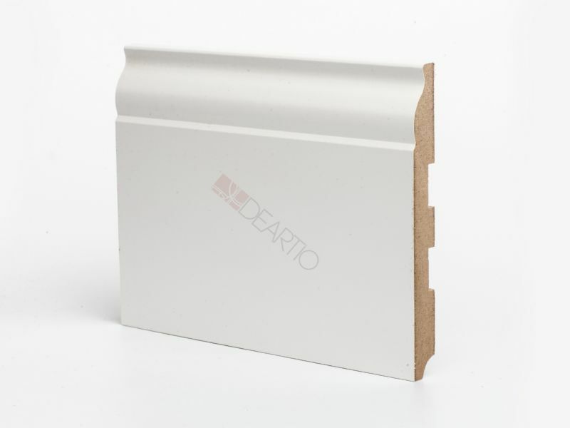 Плинтус МДФ Deartio Белый  U 103-150 150х16х2050мм